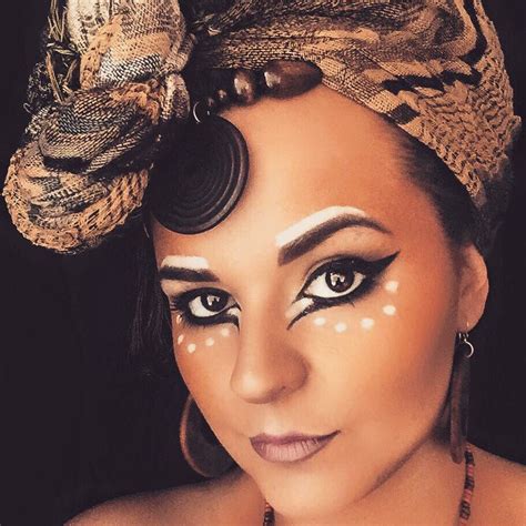 Lion King The Musical Inspired Tribal Look Make Up Brig Balazs