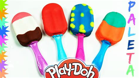 Perfecto para niños en edad preescolar! Play Doh Paletas y Helados de Plastilina para Niños en ...