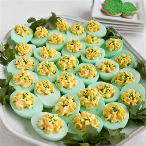 I personally prefer to make a guinness beef stew and forget about it. Make These GREEN Deviled Eggs for Your St. Patrick's Day ...