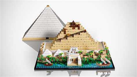 Lego Architecture Great Pyramid Of Giza 21058 Cross Section Comes As