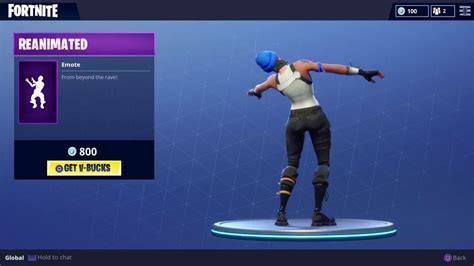 Fortnite Reanimated Emote Is The Thriller Dance Youtube