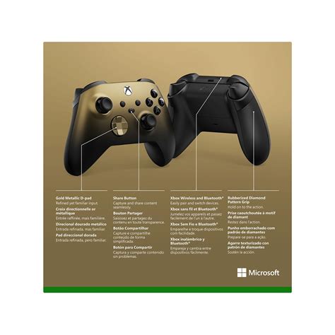 Xbox Xbox Gold Shadow Special Edition Controller Multi Format And