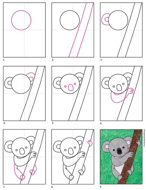 Https://tommynaija.com/draw/how To Draw A Easy Koala