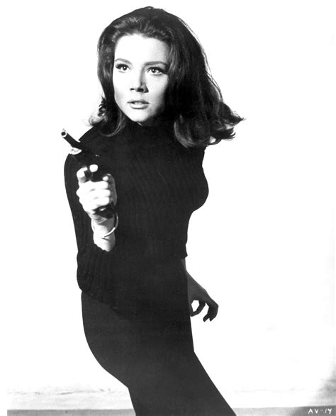 Diana Rigg As Emma Peel From The British Television Series The Avengers