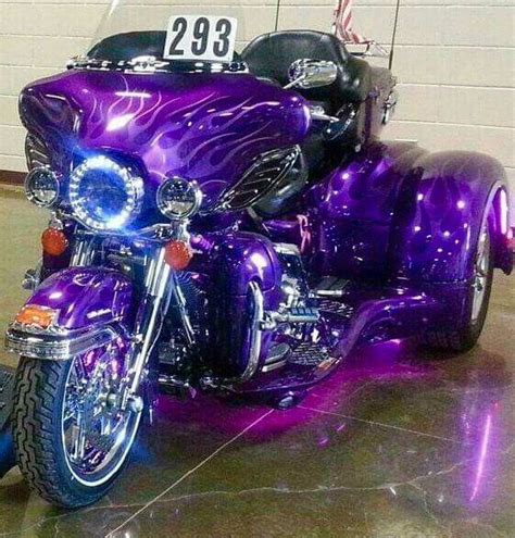 Pin By Lola K Deaton On Plum Pretty Purples Harley Davidson Trike