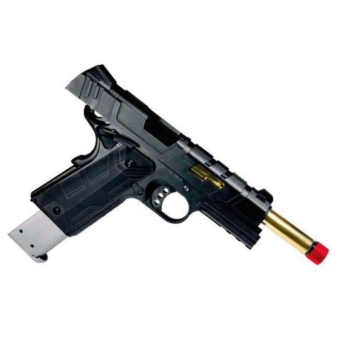Pistola Airsoft Rossi RedWings Gold 1911 Gás Coldre Prime Guns