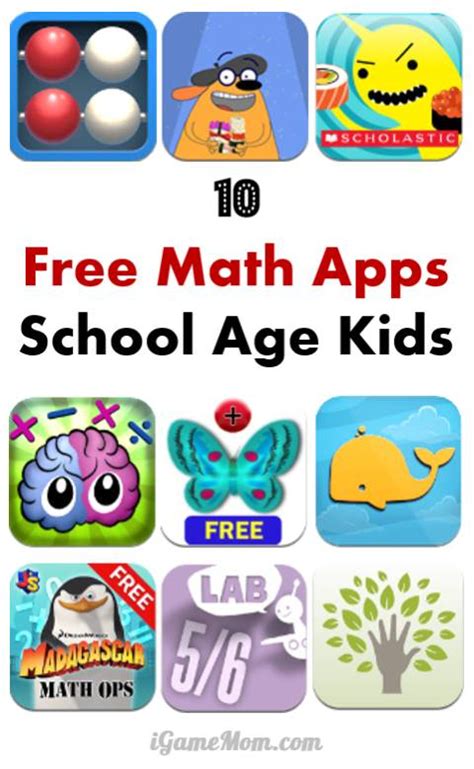 10 Free Math Apps For Elementary School Kids