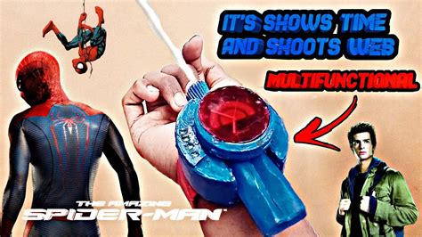 Functional Amazing Spider Man Web Shooter Simple Materials Diy Multifunctional Web Shooter