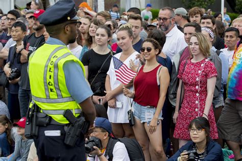 Americans Flock To Independence Day Festivities Under Heavy Security