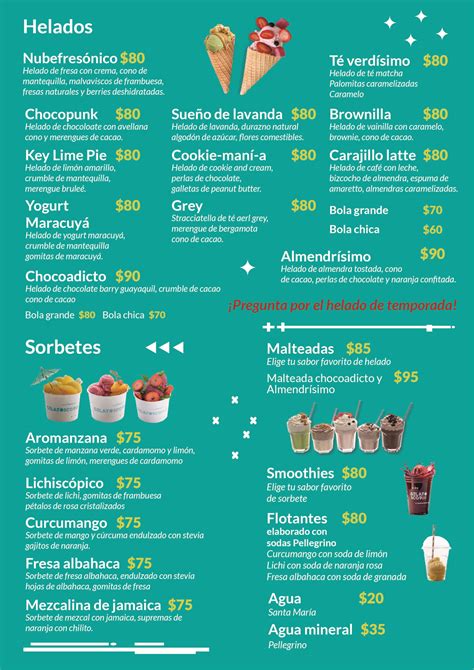 menú gelatoscopio