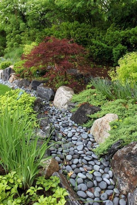 34 Awesome River Rock Landscaping Ideas Rock Garden