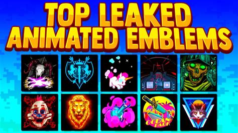Best Leaked Animated Emblems In Black Ops Cold War And Warzone 2020