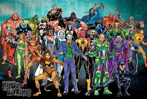 Free Printables Dc Comics Super Villains Poster Plus Fun Activity