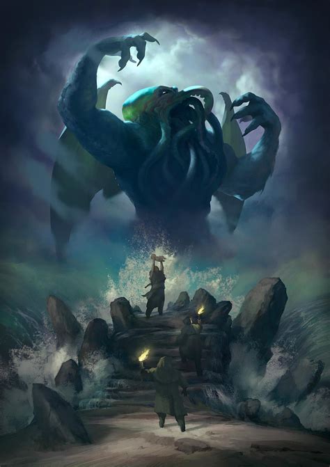 Paint An Imposing Cthulhu In Photoshop · 3dtotal · Learn Create Share