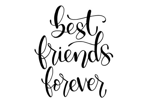 Best Friends Forever Hand Lettering Gr Fico Por Santy Kamal Creative Fabrica