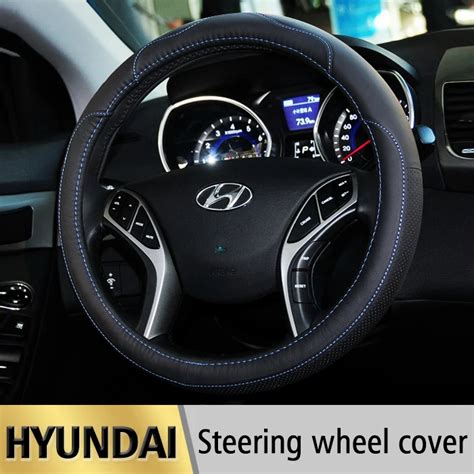 Leather Car Styling Steering Wheel Cover For Hyundai Tucson Ix35 I30