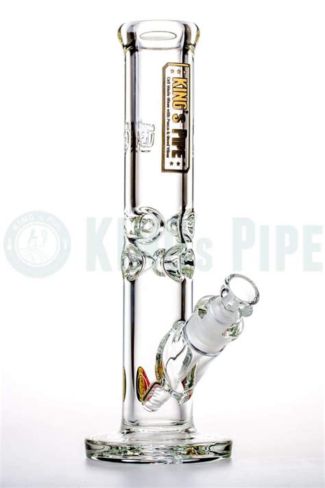 Kings Pipe Glass 12 9mm Thick Straight Tube Bong Kings Pipe