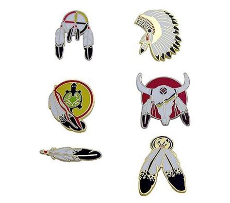 Native American Themed Hat Pins
