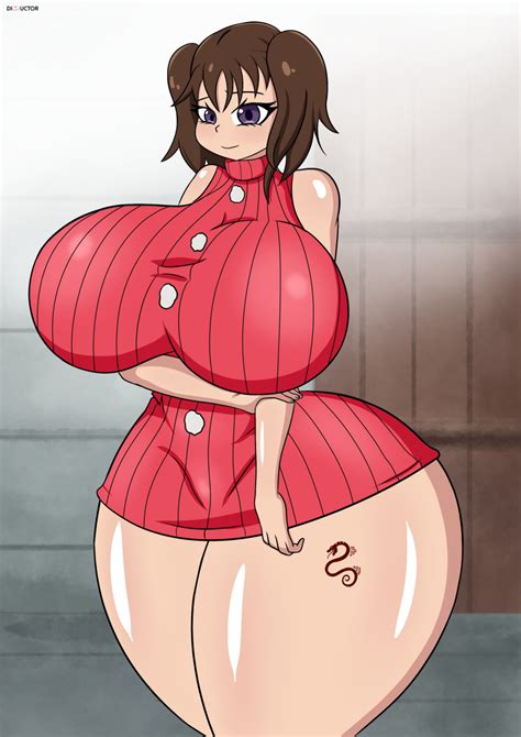 Rule 34 Big Ass Big Breasts Diane Nanatsu No Taizai Hourglass