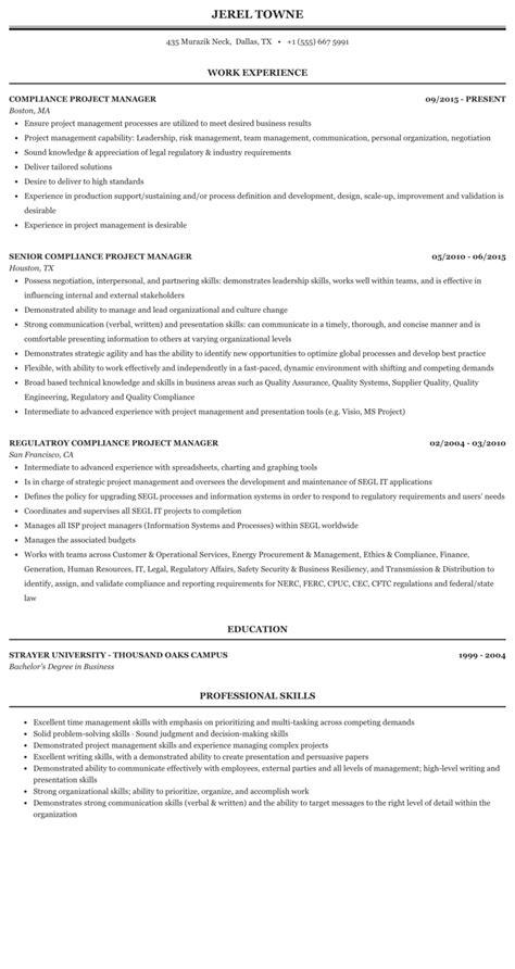 Look to the resume checklist below to investigate how vendor management, compliance, and project planning match up to employer job descriptions. Project Management Resume : Project Management Executive ...