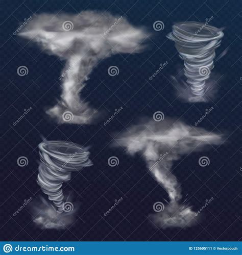 Tornado Realistic Nature Whirpool Twisted Weather Force Air Power