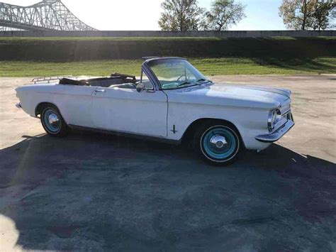 1964 Chevrolet Corvair Convertible White Rwd Automatic For Sale