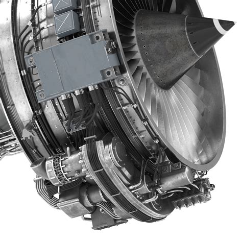 Turbofan Aircraft Engine Cfm International Cfm56 3d Model 299 Max