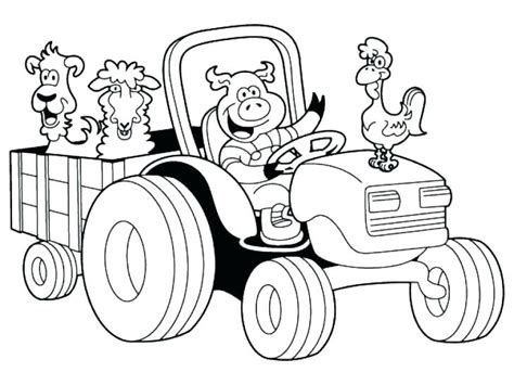 Farm Equipment Coloring Pages At Getdrawings Free Download