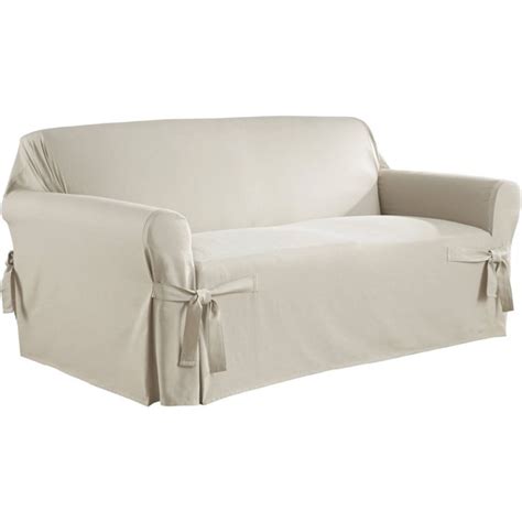 Serta Relaxed Fit Duck Furniture Slipcover Loveseat 1 Piece Box