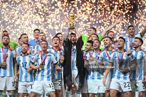 Lionel Messi Of Argentina Lifts The Fifa World Cup Qatar 2022 News