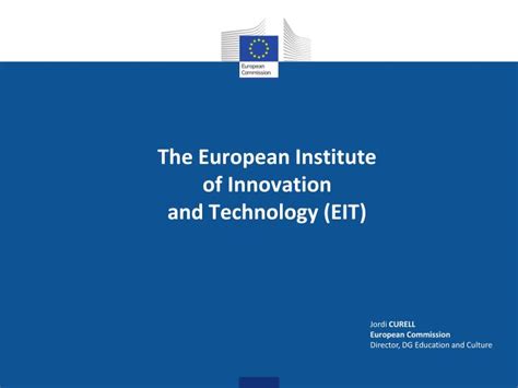 Ppt The European Institute Of Innovation And Technology Eit