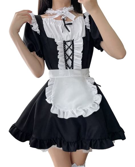 mua aurueda maid dress anime maid outfit set french maid dress cosplay costume trên amazon Đức