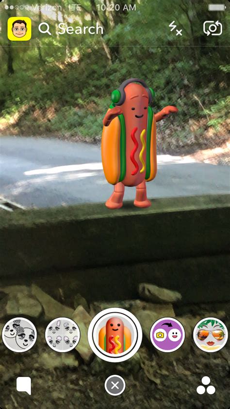 Dancing Hotdog Snapchat Lens Filter Funny Hotdog