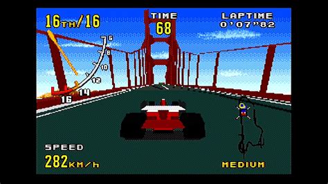 Virtua Racing Sega Genesis Played On The Retron 5 Youtube