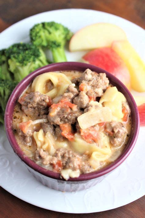 Tortellini And Ground Beef Skillet Recipe Pork Sausage Recipes