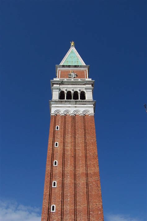 The Iconic Campanile Or Bell Tower In St Marks Square In The Heart Of