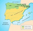 peninsula iberica siglo X | Edad Media de España | Mapa fisico de ...