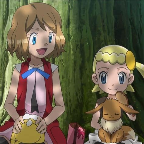 Serena and Bonnie Pokémon xy Bonnie pokemon Pokemon bonnie Anime