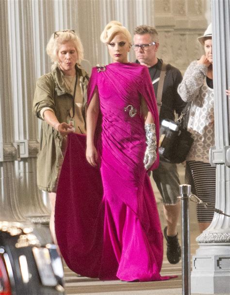 Lady Gaga On The Set Of American Horror Story In Los Angeles 08 20 2015 Hawtcelebs
