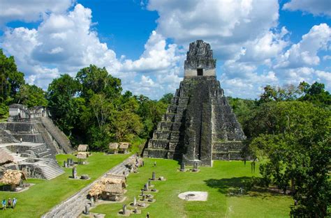 Tikal Guatemala Voyage Carte Plan