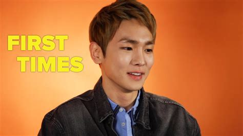 Key From Shinee Tells Us About His First Times Youtube