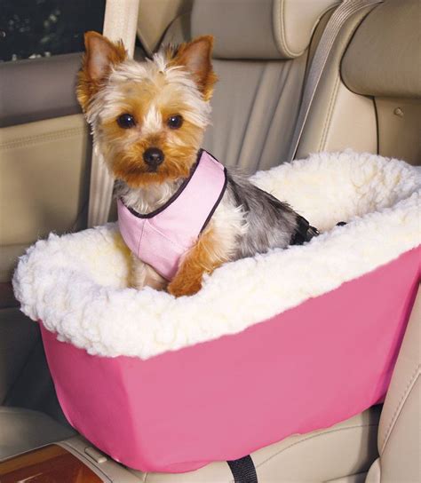 Pet care arrangements take planning and should start with considering where your pet will be most comfortable. Pet Car Seat: Console Lookout straps securely to the car ...