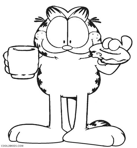 Garfield And Odie Coloring Pages Free