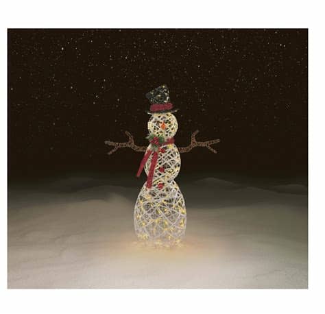 This list covers everything you might need, from the tree to the santa plates stashed in the view image. Trim A Home® 48" LED Snowman Lighted Decoration - Seasonal ...