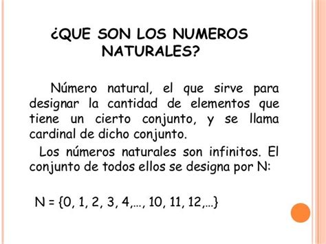 Numeros Naturales