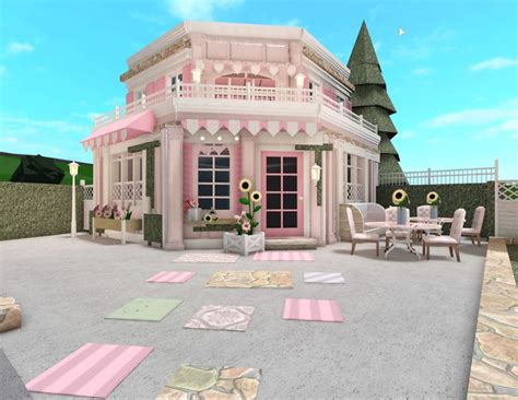 Bloxburg Cafe Exterior