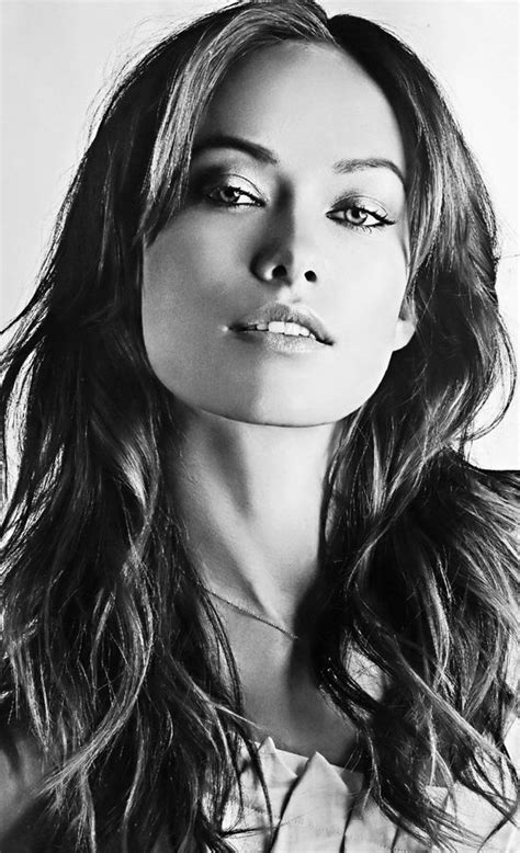 Olivia Wilde With Brown Hair Favorite Celebrities In Bandw