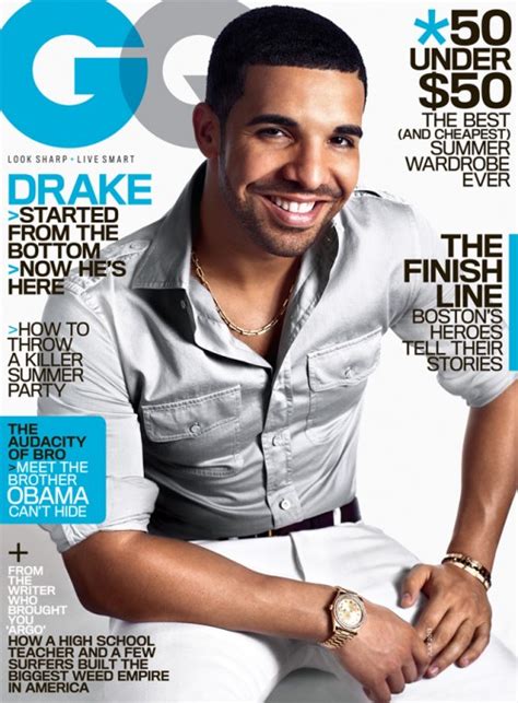 Music Gossip And More Drakes Gq Magazine Cover