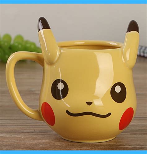 Pocket Monsters Kawaii Pikachu Mugs Ceramic Cup Coffee Mugs My Things Online Mugs Pokemon