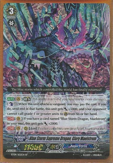 Bt09s02 Blue Storm Supreme Dragon Glory Maelstrom Special Parallel